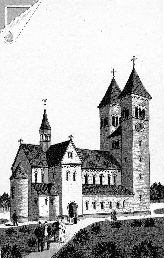Die Klosterkirche - Nordansicht