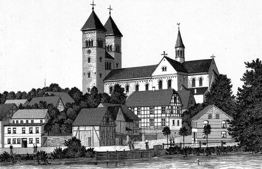 Die Klosterkirche - Südansicht