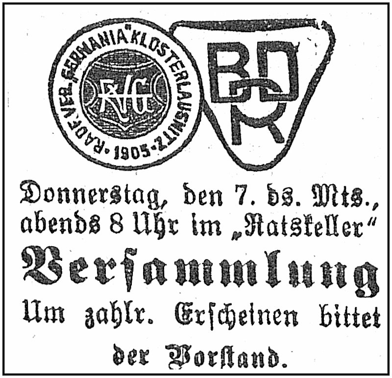 1927-04-07 Kl Radfahr Germania