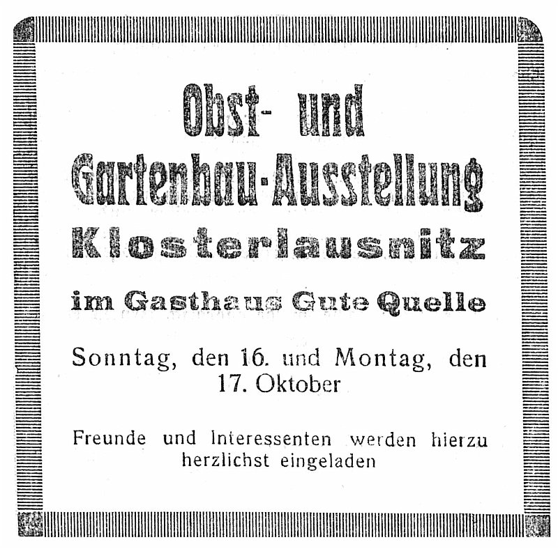 1927-10-16 Kl Gute Quelle Gartenbauausstellung