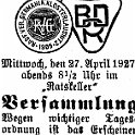 1927-04-27 Kl Radfahrverein Germania