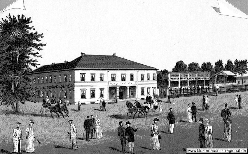 Der Friedrichshof auf einer Darstellung um 1850.