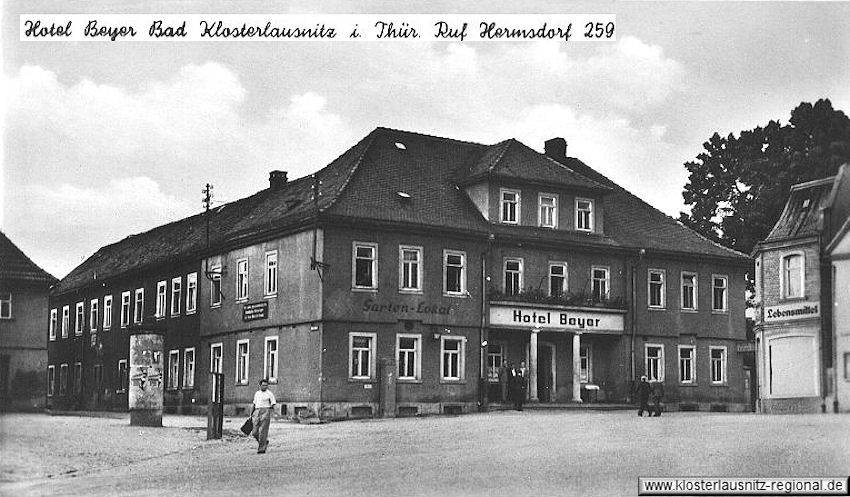 Der Name Friedrichshof durfte nach dem 2. Weltkrieg nicht mehr verwendet werden, Ernst Beyer wechselte ihn in "Hotel Beyer".