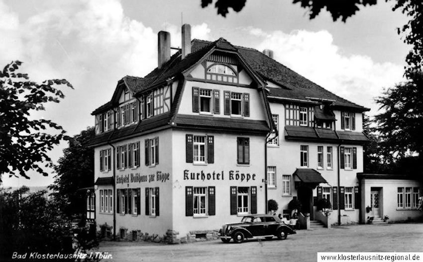 Kurhotel Köppe in den 1930er Jahren. 