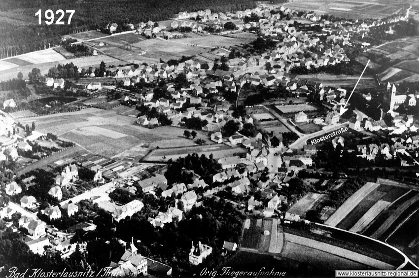 Luftbild von 1927