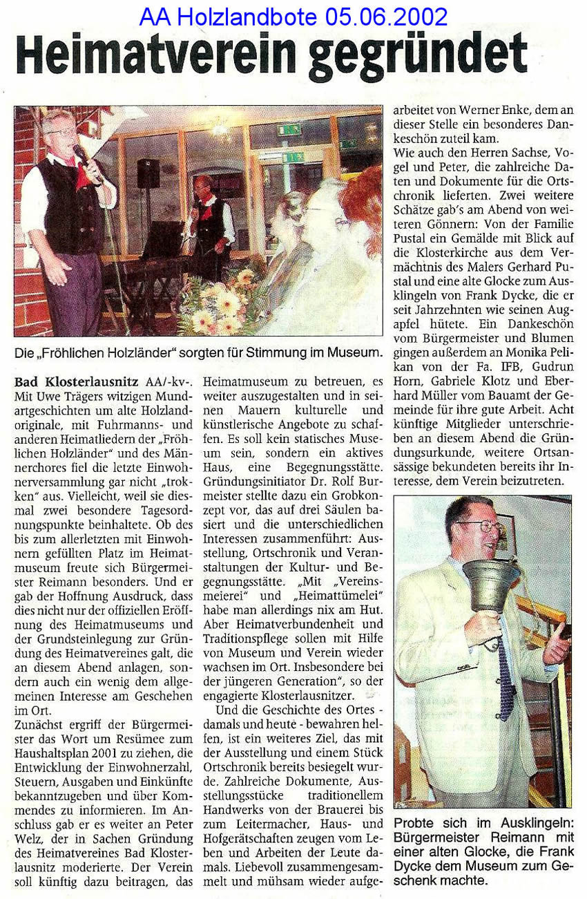 AA Holzlandbote vom 05.06.2002