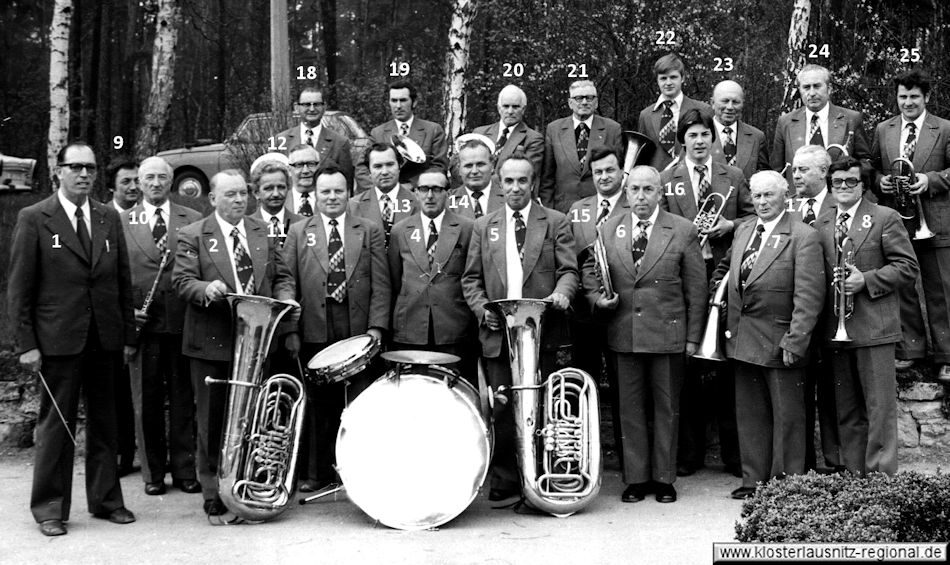 Das KWH Orchester Ende der 1960er Jahre im Kurpark