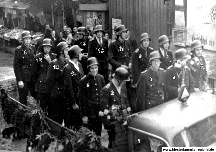 Freiwillige Feuerwehr Bad Klosterlausnitz Foto Anfang der 1950er Jahre